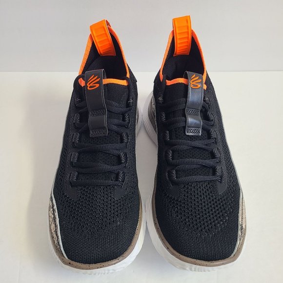 NEW Under Armour Curry Flow 8 Snakeskin Basketball Shoes 3024429-005 Size 7 Blac main image 7